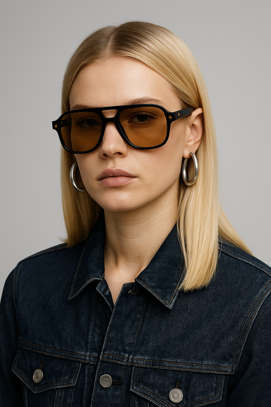 Apollo Siyah Aviator Güneş Gözlüğü